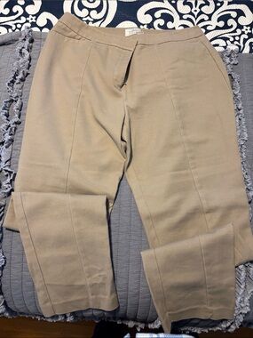 Slim Fit Tan Women’s Dress Pants